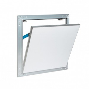 TRAPPE VISITE TOLE LAQUE BLANC 200/200