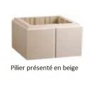 PILIER LISSE SAS 30X30 GRIS