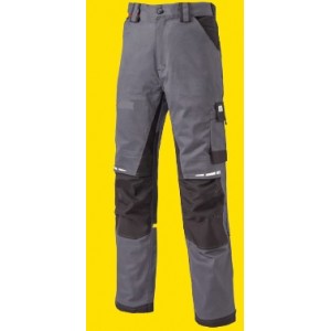 PANTALON DE TRAVAIL GRAFTER DUO TONE PREMIUM T38  GRIS/NOIR.