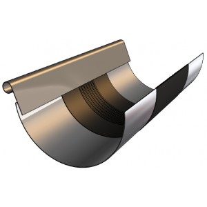 PIECE DILATATION POUR GOUTTIERE ZINC DEVELOPPE 33