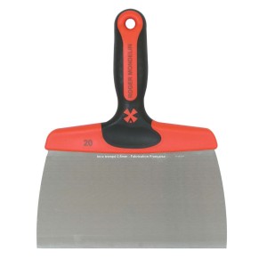 COUTEAU INOX TREMPE MANCHE BI-MATIERE 20 CM