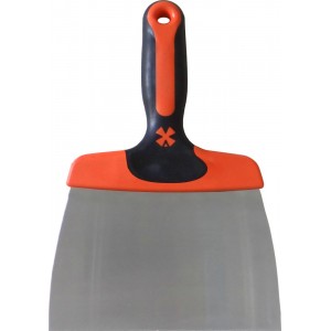 COUTEAU INOX TREMPE MANCHE BI-MATIERE 16 CM