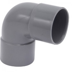 COUDE PVC 87&deg; DIAMETRE 100 FF