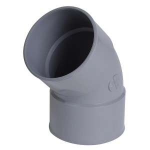 COUDE PVC 45&deg; DIAMETRE 100 FF