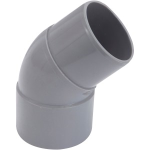 COUDE PVC 45&deg; DIAMETRE 100 MF
