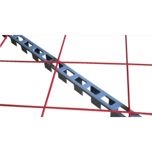 CALAGE PVC POUR TREILLIS U-FIX 40MM EN 2ML