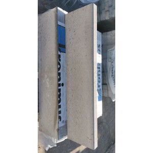 BORDURE A EMBOITEMENT 6/25/100 CM TETE PLATE GRISE