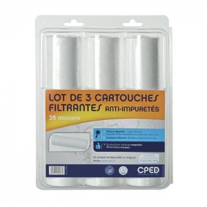  LOT DE 3 CARTOUCHES A IMPURETES 