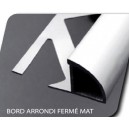 PROFILE ALU ANODISE BORD ARRONDI FERME 12.5MM