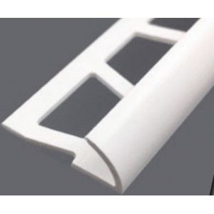  PROFIL PVC ARRONDI BLANC 10MM 2M50