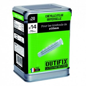  CHEVILLES NYLON 14X70MM BOITE DE 20 PIECES
