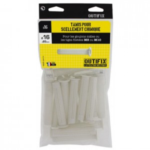 TAMIS PLASTIQUE DIAMETRE 16X130MM