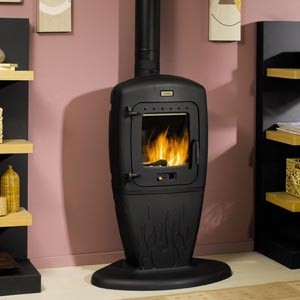 POELE GODIN LE LAPILLI 389118 9KW ANTHRACITE