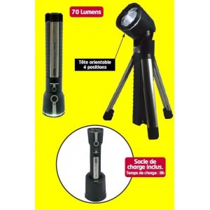 LAMPE DE POCHE ALU TREPIED REPLIABLE