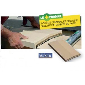 CHAPERON 2 PENTES OPTIPOSE TON PIERRE 28 CM