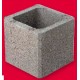 PILIER BETON LISSE GRIS 30 CM