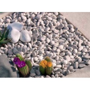 GRAVILLONS ROULES BLANC DE CARRARE 15/25 MM