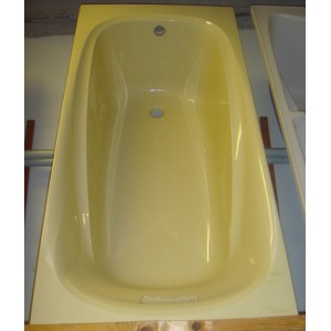 BAIGNOIRE RESINE JAUNE 160X75CM
