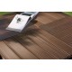 DALLE TERRASSE NEWWOOD 50X50X4 CHOCOLAT