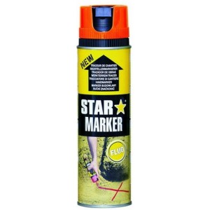 TRACEUR DE CHANTIER STAR MARKER ORANGE 500ML