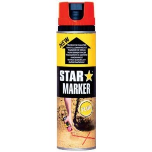TRACEUR CHANTIER STAR MARKER ROUGE VIF 500ML