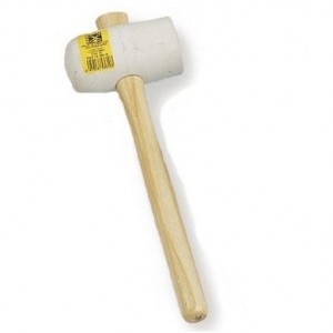 MAILLET DE CARRELEUR CAOUTCHOUC BLANC .153610