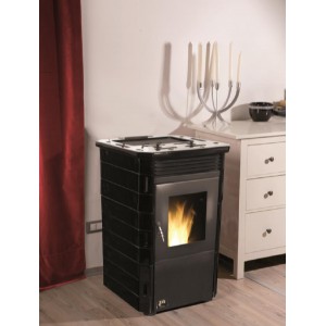 POELE PELLET VULCAIN PG311AN FAIENC.NOIR
