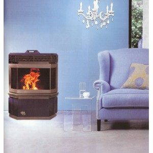 POELE A PELLETS ECO AIR 1 BLEU 20500.6