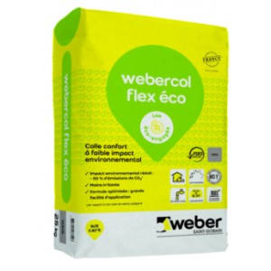 WEBERCOL FLEX ECO BLANCHE SAC DE 25KG