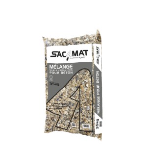 SABLE MELANGE POUR BETON, SAC 35KGS