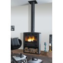  POELE GODIN GRAND BOIS EMAIL.GRIS ARGENT